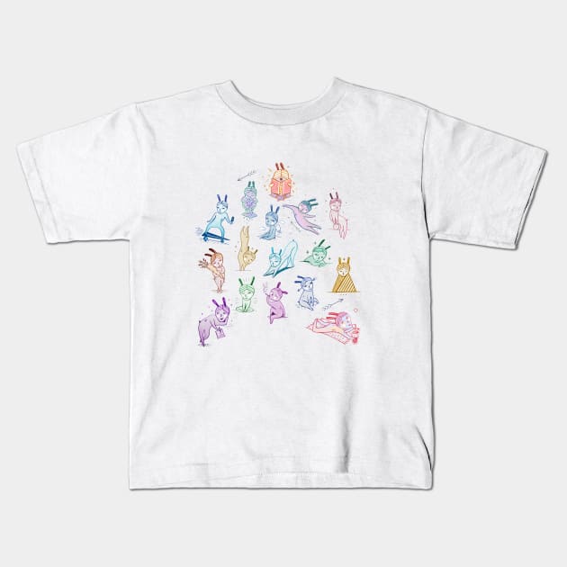 cute animals Kids T-Shirt by Daria Kusto